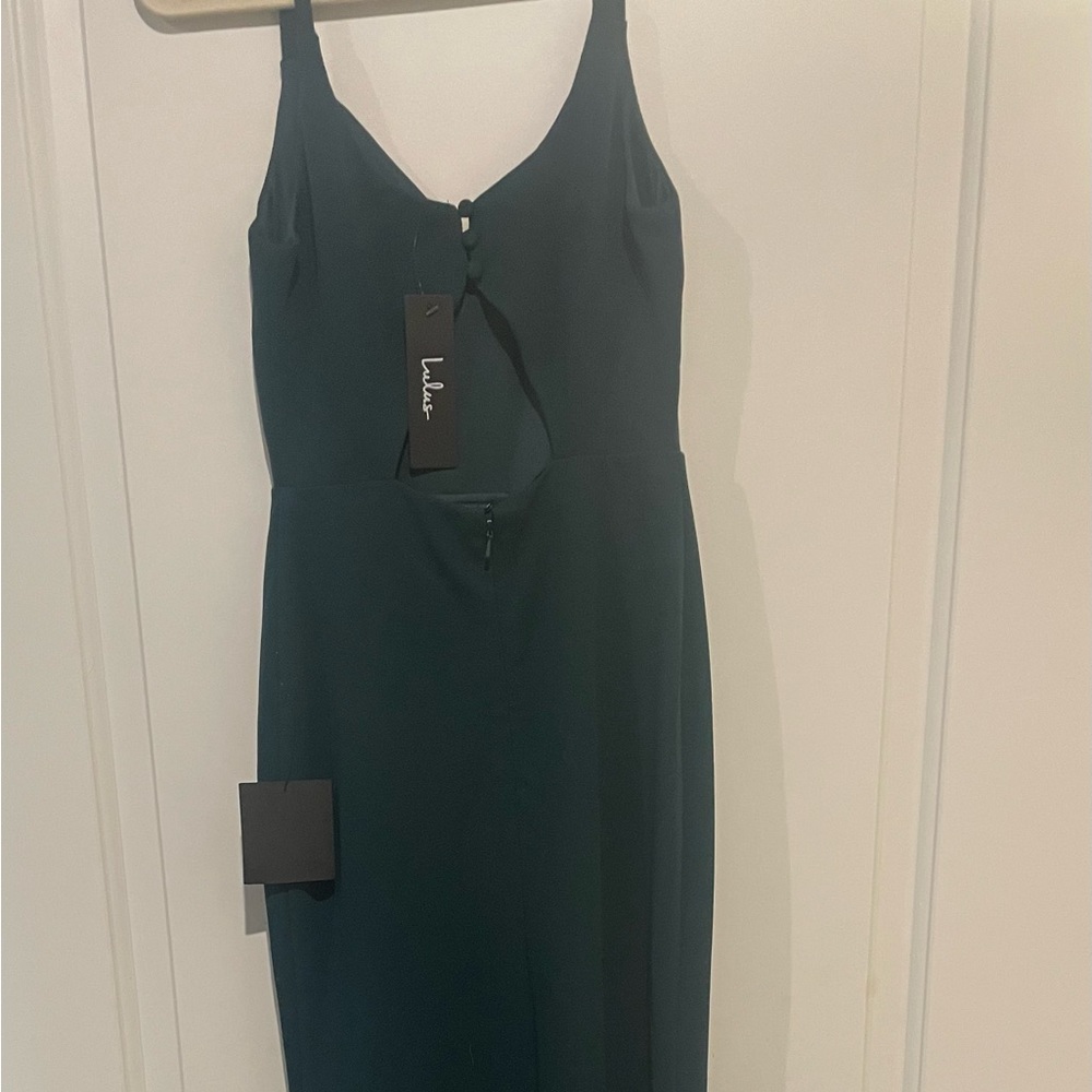 Brand new Lulus deep green dress!